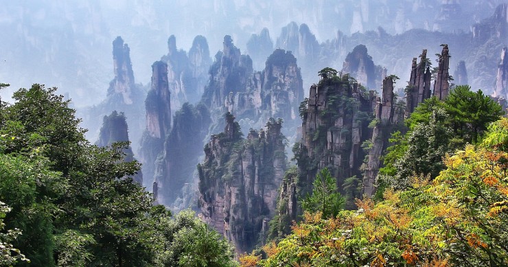 Montagne di Dragon Ball in Cina