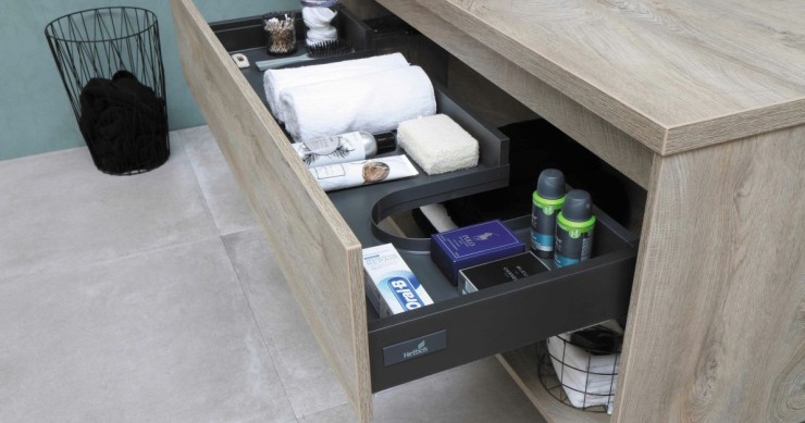 cassetto bagno organizzato