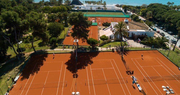 'Rafa Nadal Tennis Center' en el lujoso hotel Don Carlos en Marbella (Málaga)