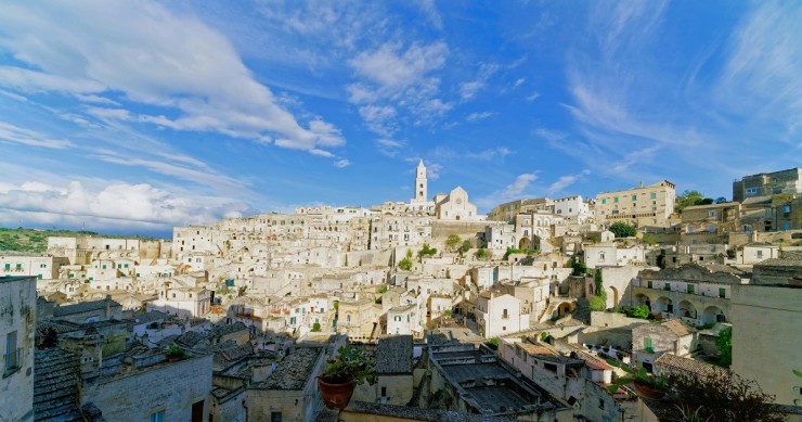 Una veduta della città di Matera