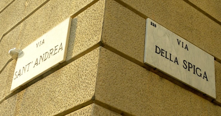 Vie dello shopping a Milano