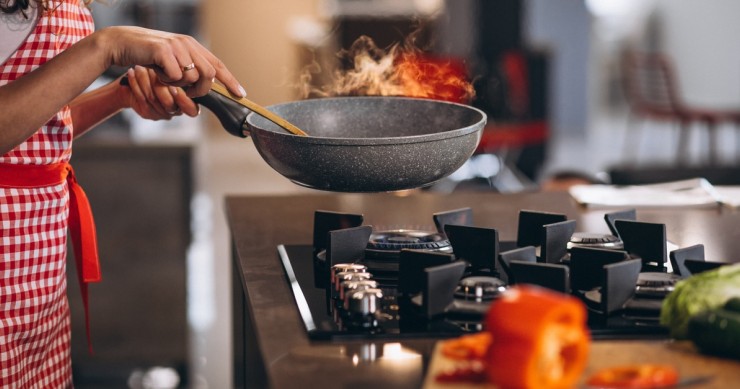 cucinare con fornelli a gas