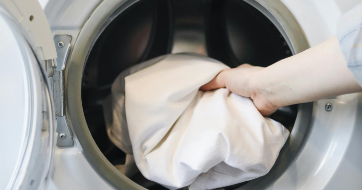 panni bianchi in lavatrice