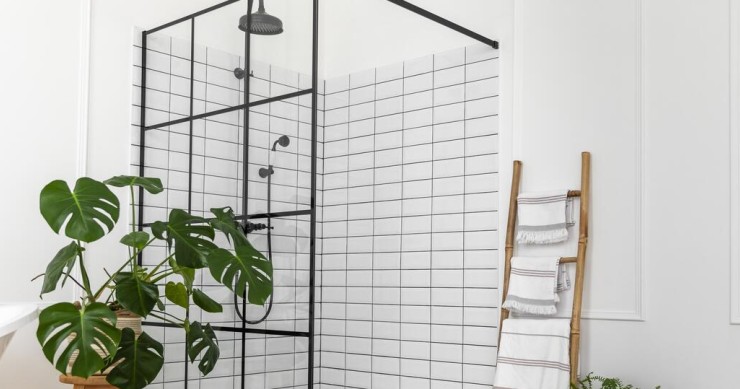 interior design bagno con doccia