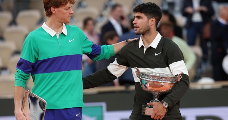 Sinner e Alcaraz finale del Roland Garros