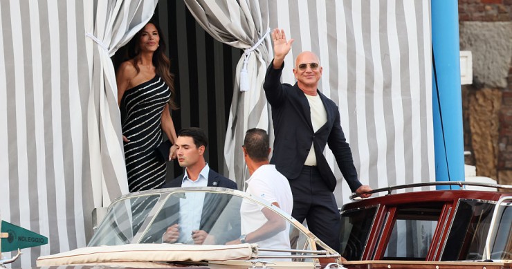 Jeff Bezos a Venezia