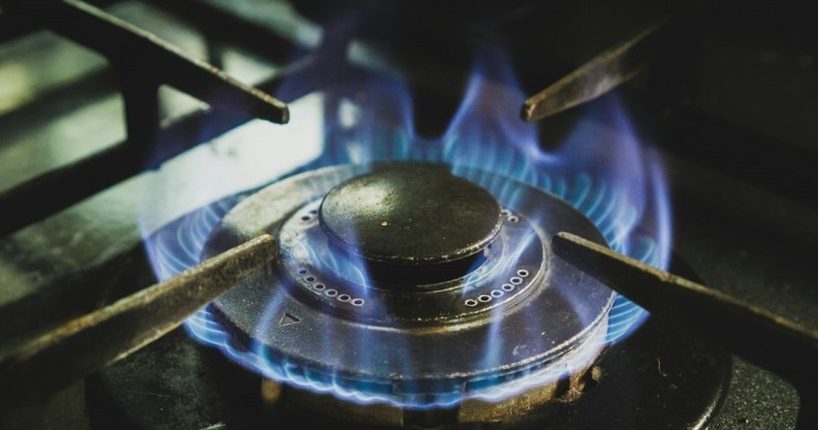 Il fornello di una cucina