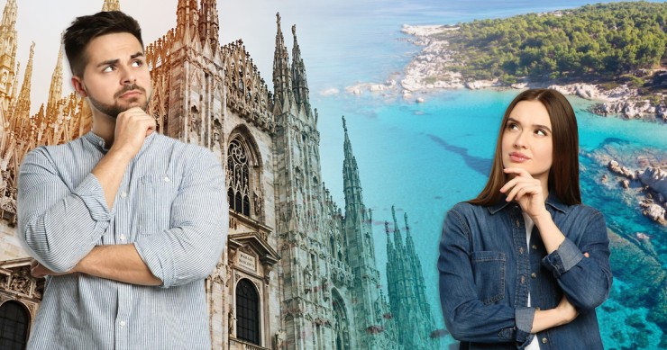 Living northen of southern Italy