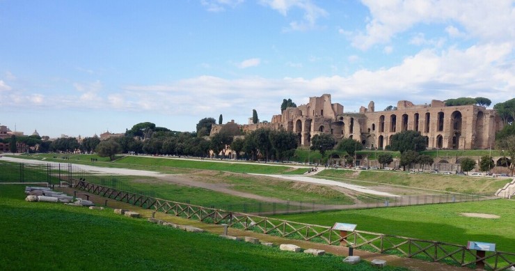 Lo spazio verde del CIrco Massimo
