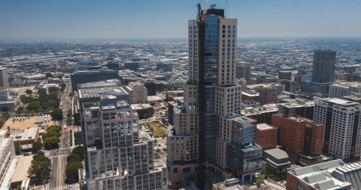 Una veduta di Los Angeles dove sorgerà Dataland