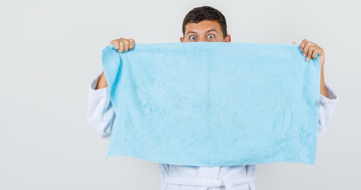 asciugamano che puzza