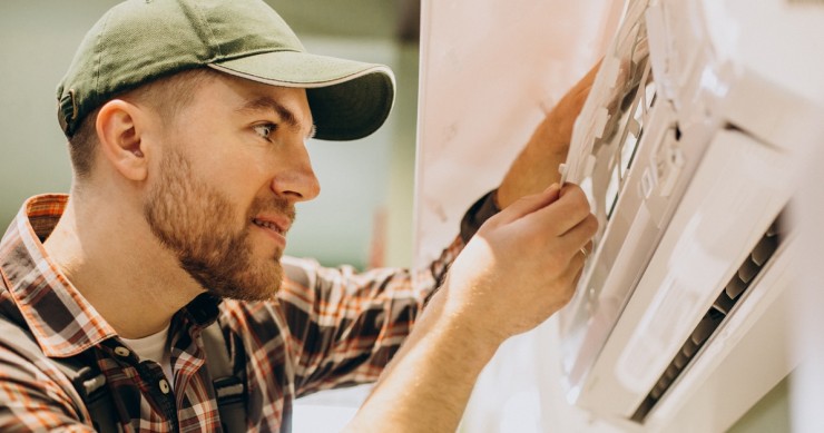 intervento su condizionatore