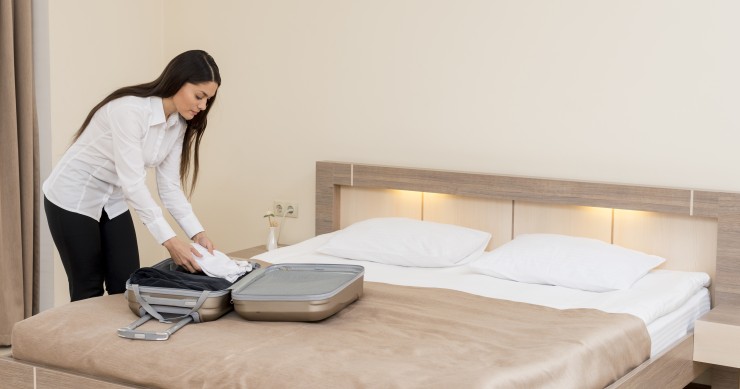 come lasciare una camera d'albergo