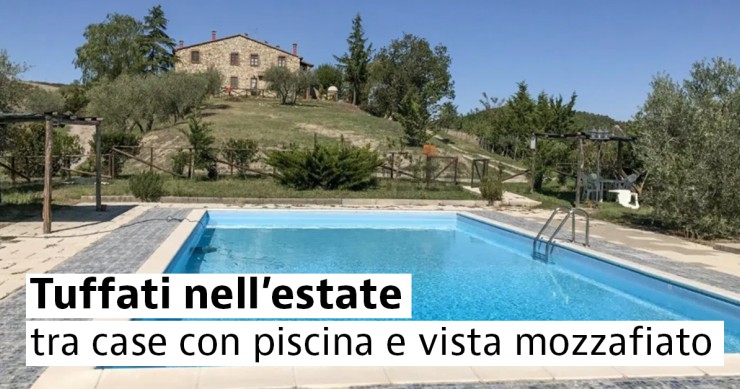 Tuffo in piscina