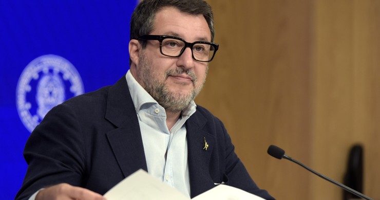 Il ministro delle Infrastrutture e dei Trasporti, Matteo Salvini