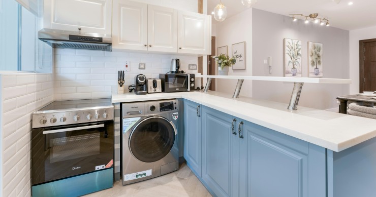 lavanderia in cucina