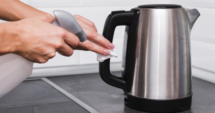 pulizia del bollitore