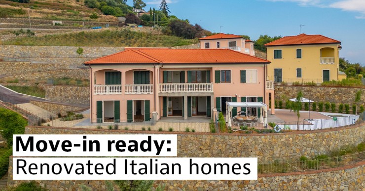 Renovated homes for sale in Italy