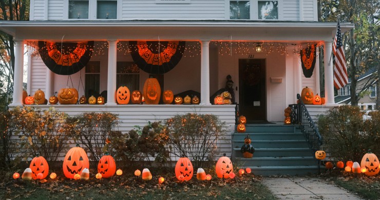 decorazioni halloween fai da te per esterno