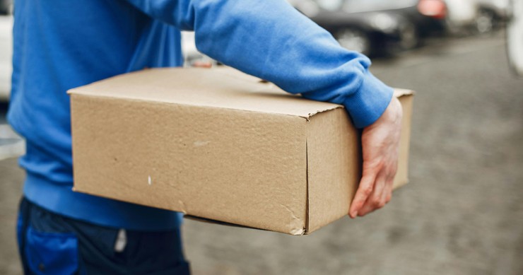 Consegna di un pacco