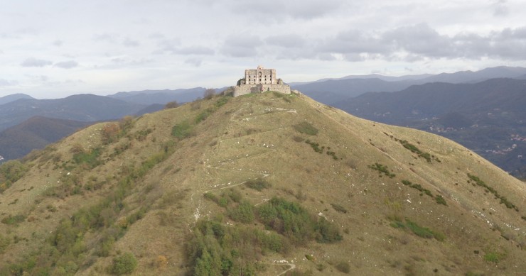 veduta del Forte Diamante di Genova