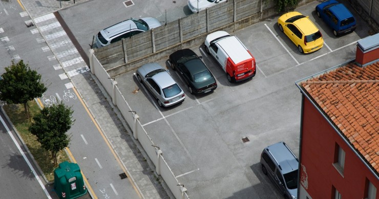 Posti auto di un condominio
