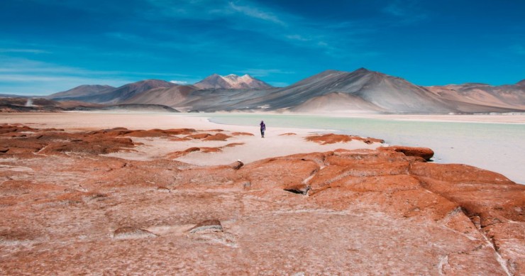 Uno scorcio del deserto di Atacama