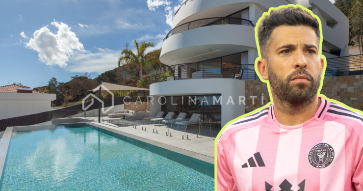 El exjugador del Barça Jordi Alba pone a la venta su mansión en Barcelona por 20 millones