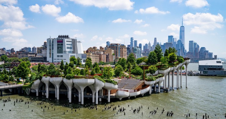 uno scorcio di Little Island a New York