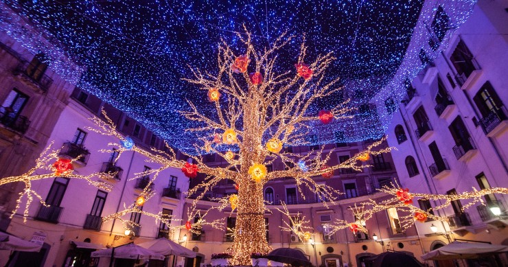 Christmas lights Salerno 2025