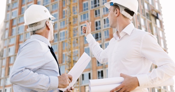 Un immobile in costruzione