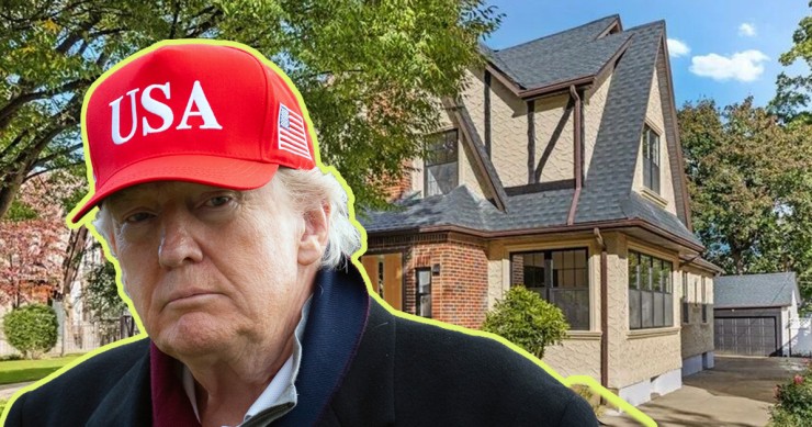 La casa d'infanzia di Donald Trump nel Queens (New York)