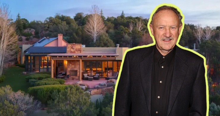 La casa dove sono morti Gene Hackman e sua moglie (Santa Fe, New Mexico)