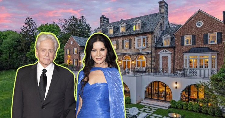 La villa di Michael Douglas e Catherine Zeta-Jones a New York