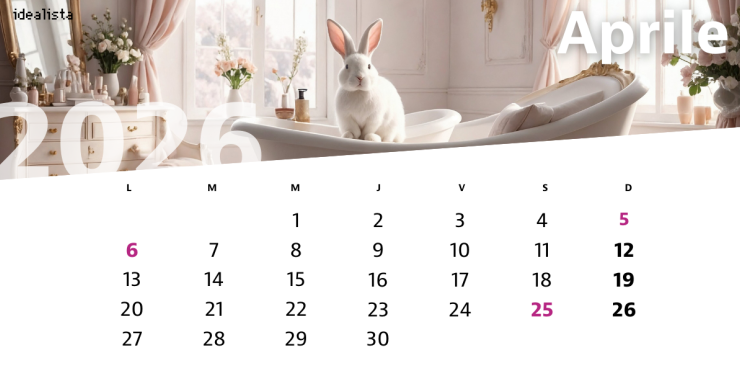 calendario aprile 2026