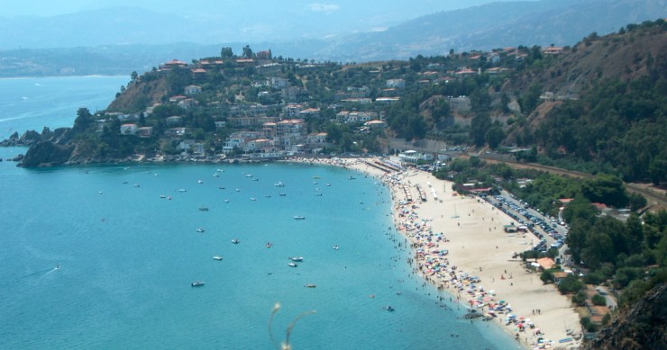 spiaggia di Caminia in Calabria