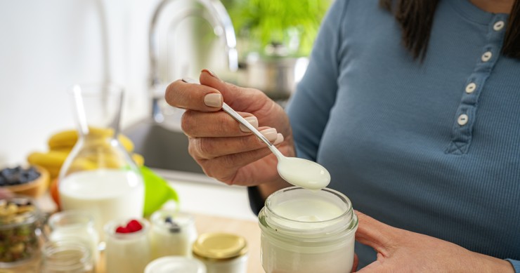 yogurt scaduto piante