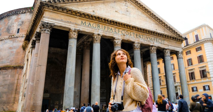 itinerario a piedi roma