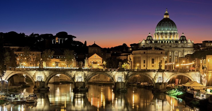 Rome at night