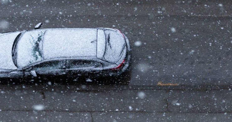 Neve in pianura