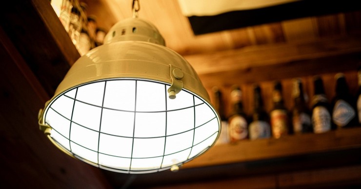 La lampada di una cantina