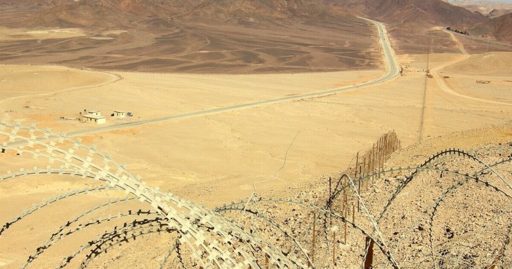 I resti del cinema nel deserto del Sinai