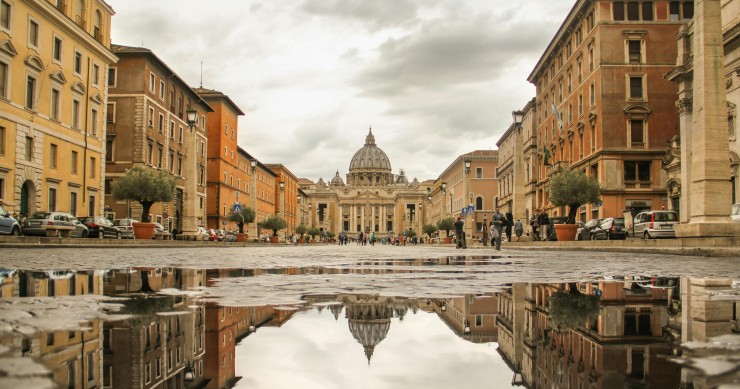Pioggia su Roma