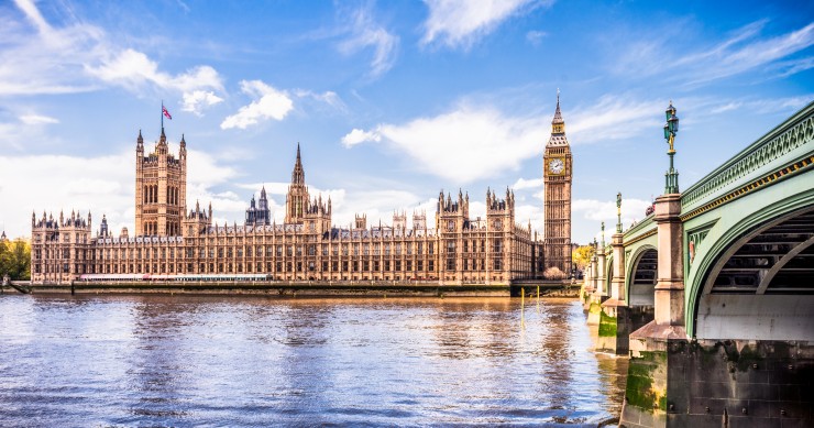 Palacio de Westminster, centro de la democracia británica