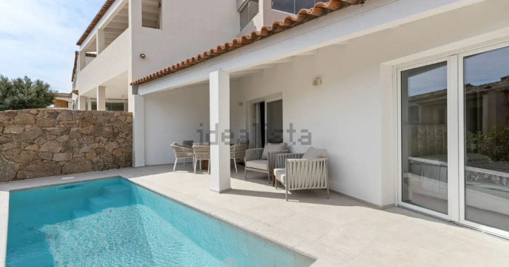 villa con piscina