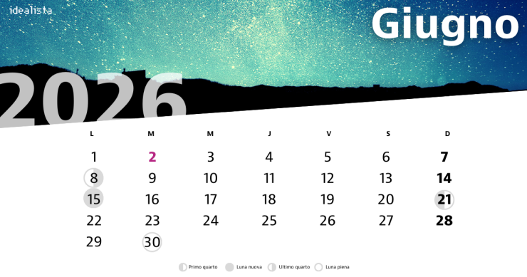 calendario lunare giugno 2026