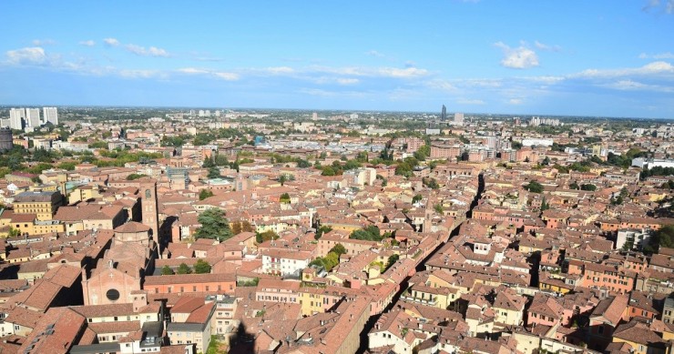 Una veduta di Bologna, capoluogo dell'Emilia-Romagna