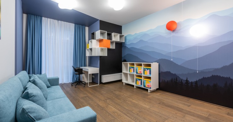 azzurro in casa