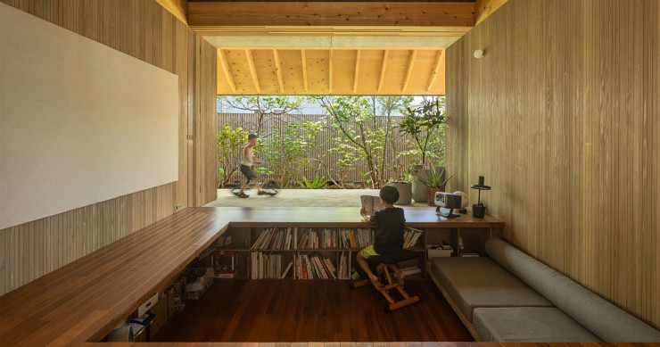 La Amami House si trova sulla remota e pittoresca isola di Amami Ōshima, al largo della costa meridionale dell'arcipelago giapponese