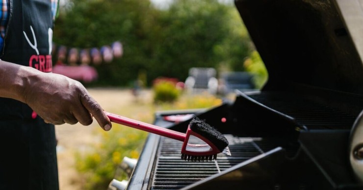 Barbecue in giardino